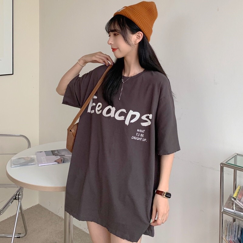 [CÓ ẢNH THẬT] Áo Thun Tay Lỡ Unisex Nam Nữ RUN - Áo Phông Ngắn Tay Ulzzang