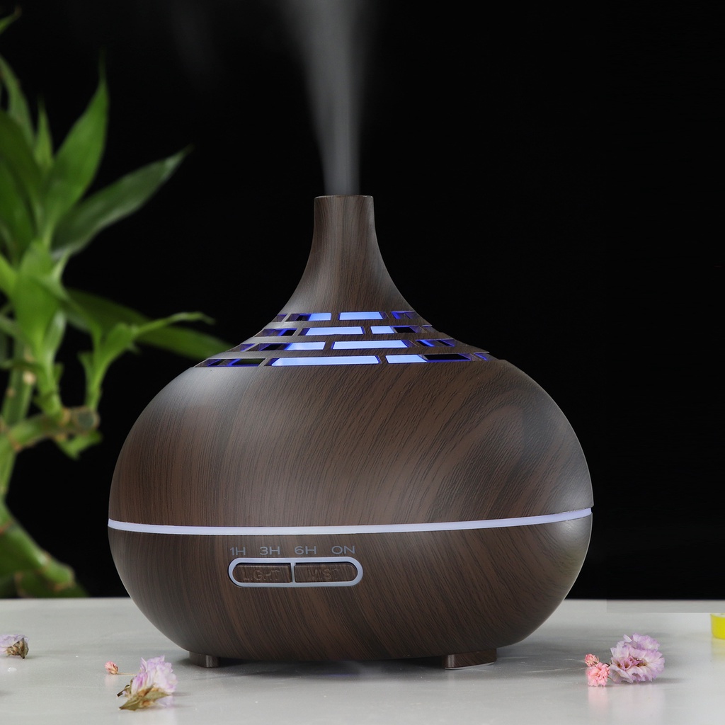 Máy Khuếch Tán Phun Sương Tinh Dầu Tích Hợp Loa Nghe Nhạc Bluetooth 1000ml Kèm Tinh Dầu 10ml