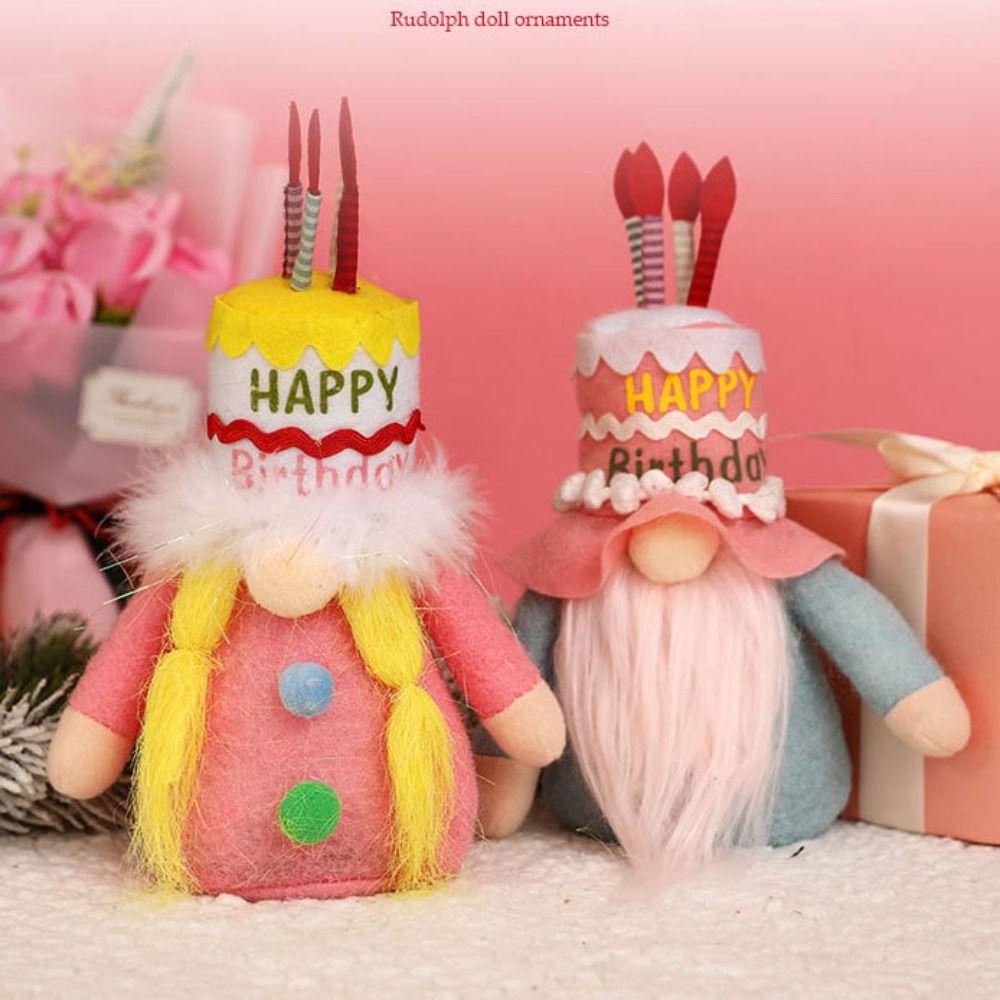 1 Búp Bê Nhồi Bông Hình Vô Diện Handmade Trang Trí Tiệc Sinh Nhật