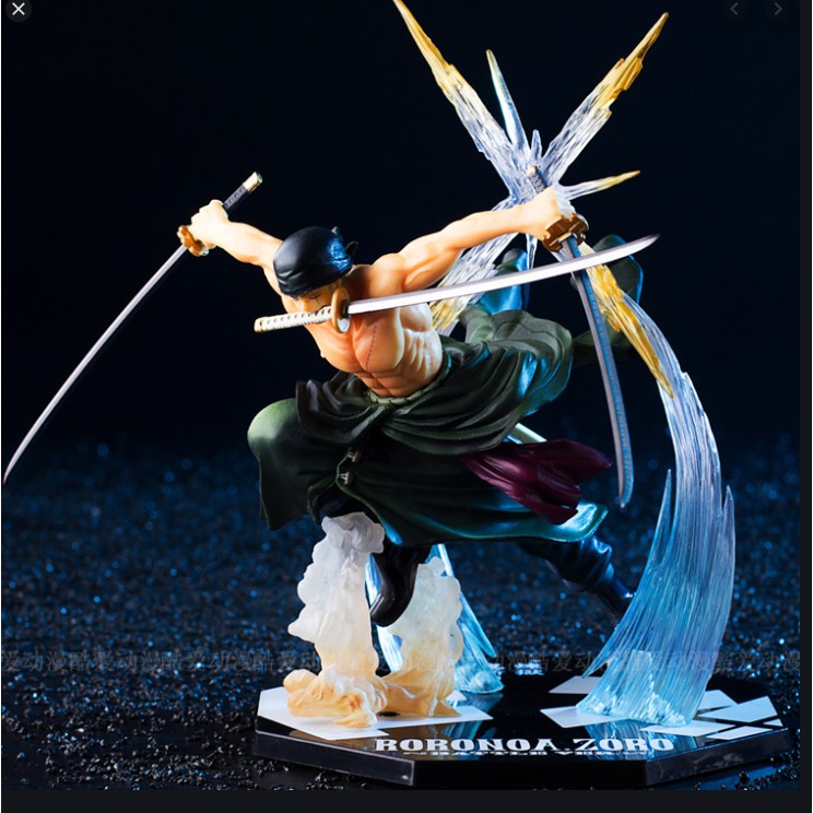 Mô hình One Piece - mô hình Zoro TimeSkip sắc nét màu sáng tối rõ đẹp