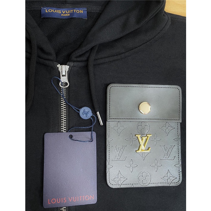 Áo Khoác Da Có Khóa Kéo Có Túi L0uis Vu1tt 2022 / Size S-4XL