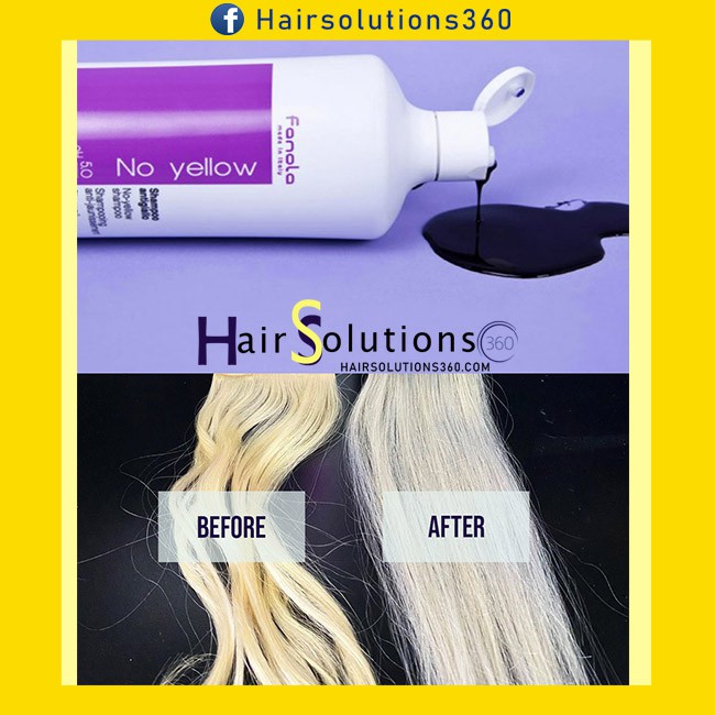 Dầu gội tím Fanola No Yellow Shampoo - Hairsoluitons360