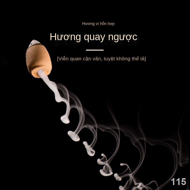 P[Mua nhang gửi lư hương] Tháp gỗ đàn hương tự nhiên nón nhang trầm hương xông ngược nhang trong nhà đuổi muỗi nhà vệ si