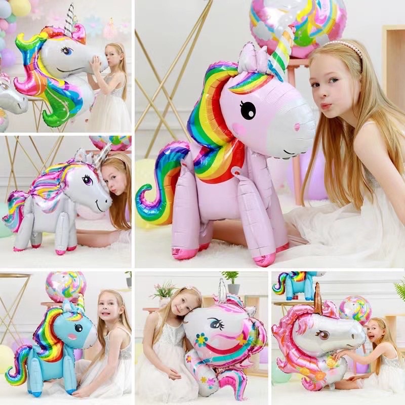 Bóng ngựa Pony 4D trang trí sinh nhật