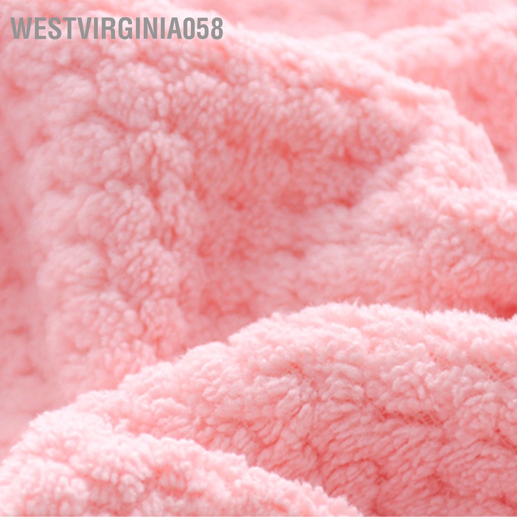 Westvirginia058 San hô Khăn tắm nhung thấm hút nước cho cơ thể Màu tinh khiết phòng khách sạn