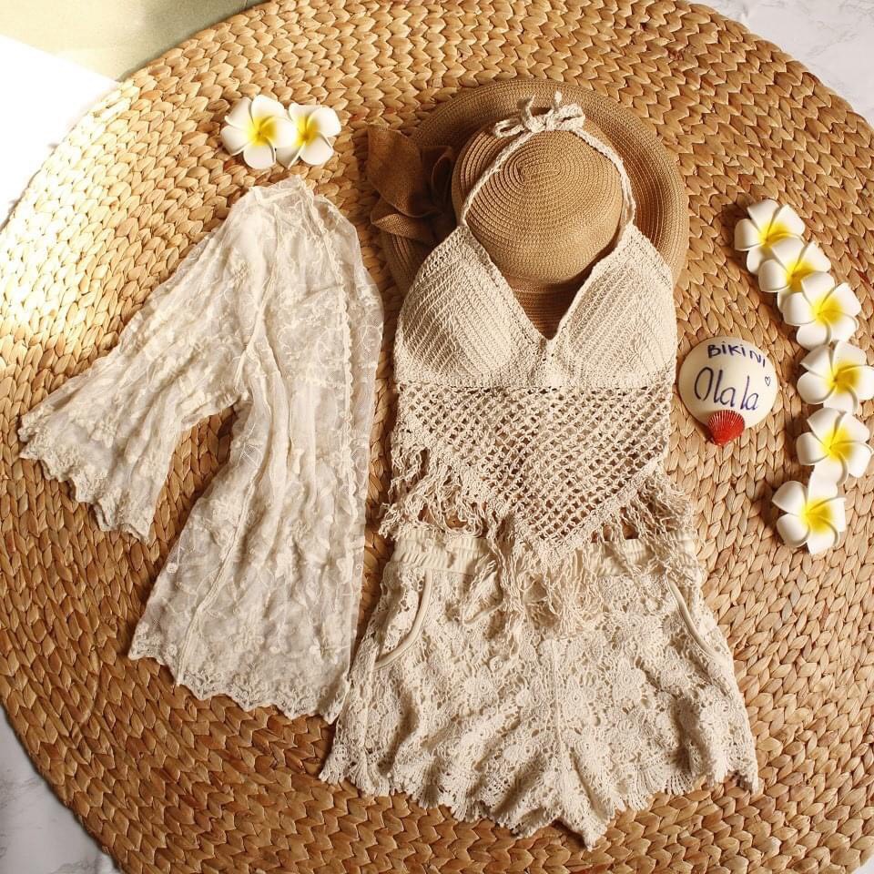 Set bikini len tua rua che bụng