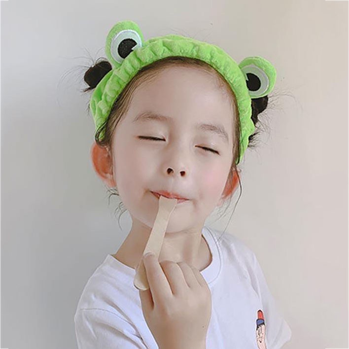 Băng đô hình chú ếch hoạt hình phong cách Hàn Quốc đáng yêu cho nữ