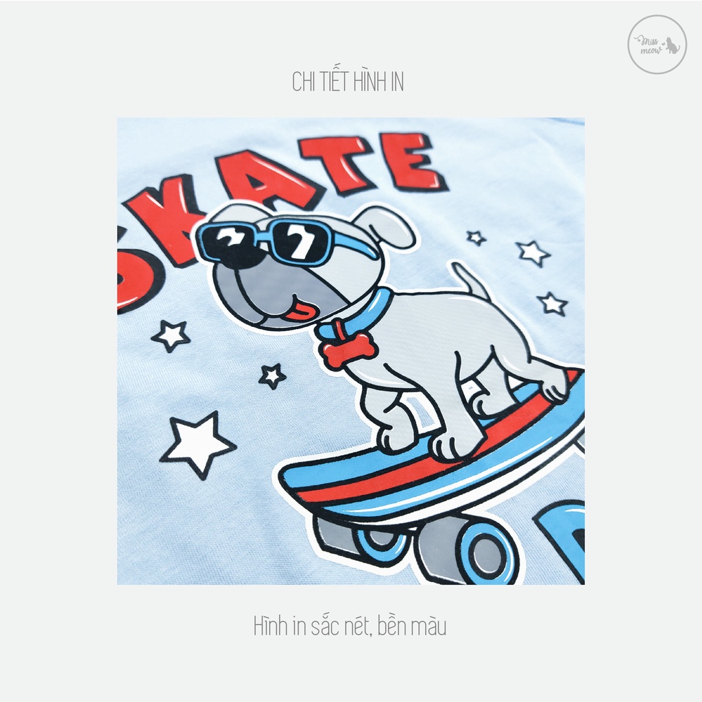 Áo thun ba lỗ sát nách cho bé trai size đại Bigfox chất cotton mềm mịn, họa tiết ngộ nghĩnh từ 3 đến 8 tuổi 20kg 25kg