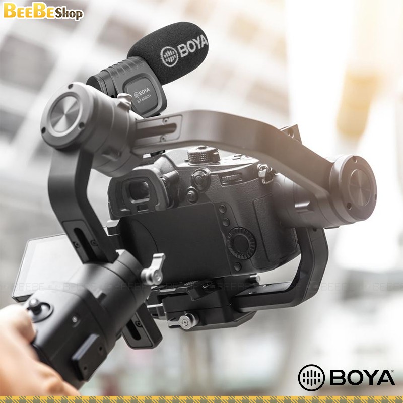 BOYA BY BM3011 - Micro Thu Âm Quay Phim Máy Ảnh, Smartphone, Compact Shotgun Microphone