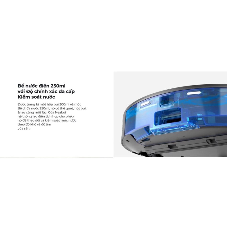 Robot Hút Bụi Lau Nhà Neabot N2 Lite - LDS 4.0 - Lực hút khỏe 2700pa - Pin lớn 5200mah -  bản quốc tế