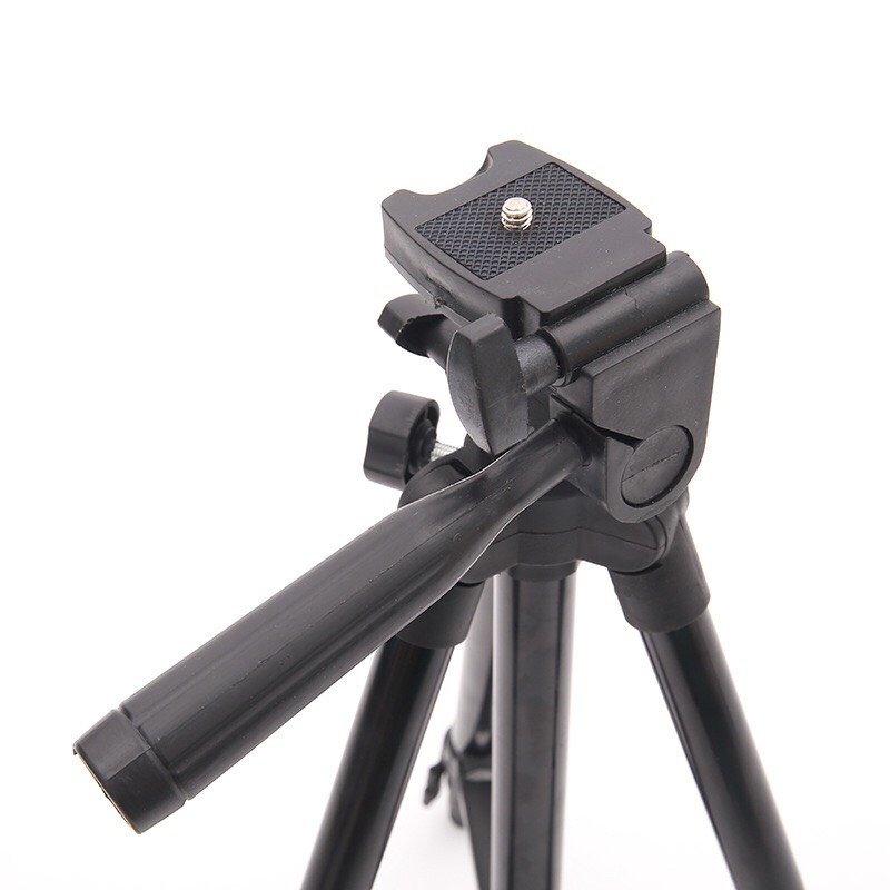 Giá đỡ điện thoại Tripod 3120 3110 3 chân kéo dài - kèm kẹp điện thoại và remote điều khiển từ xa tiện lợi