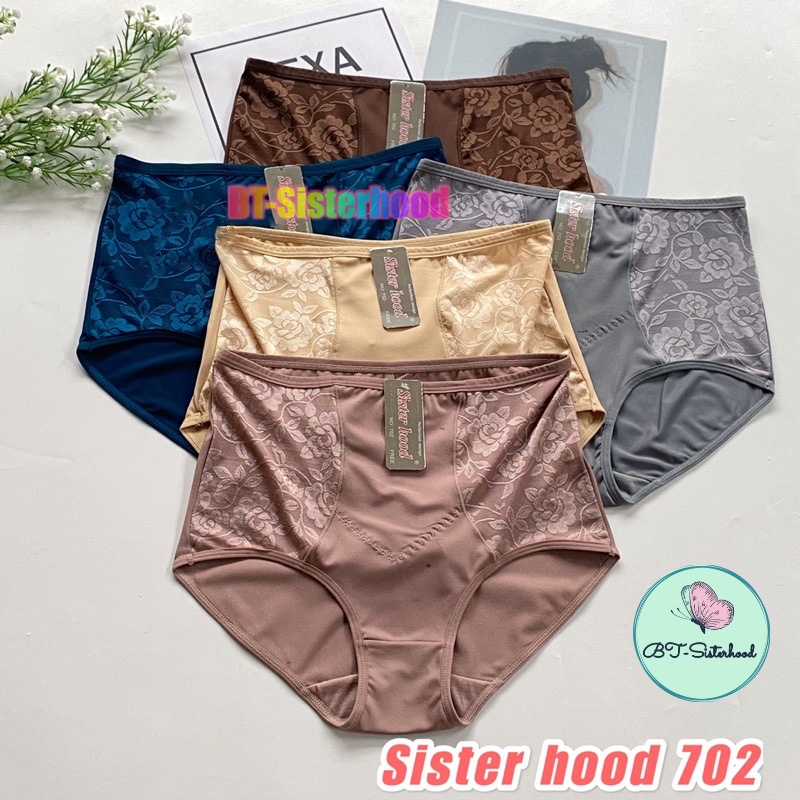 Quần lót nữ Sisterhood 702 cạp cao, chip cotton Thái Lan chất vải mềm mặc thoải mái, mông nở, hông đầy, LAVENUSA