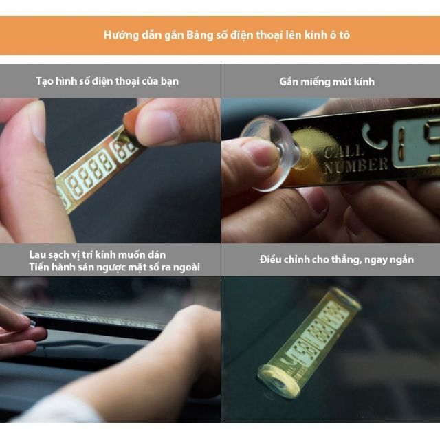 [Đồ chơi xe hơi] Thẻ ghi số điện thoại trên ô tô | BigBuy360 - bigbuy360.vn