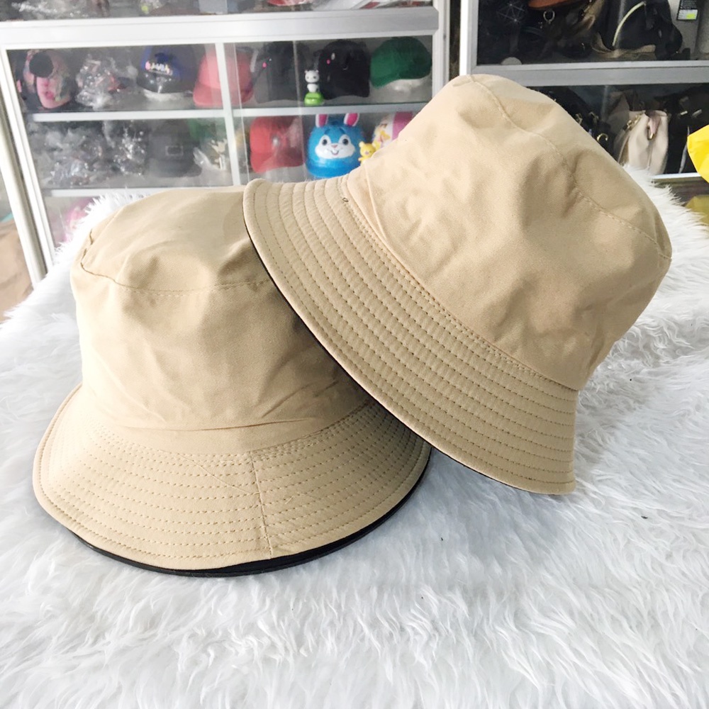 COMBO 2 CÁI CHỈ CÓ 61K Nón bucket tai bèo trơn chất liệu vải Cotton thoáng mát mà hợp mốt thời trang