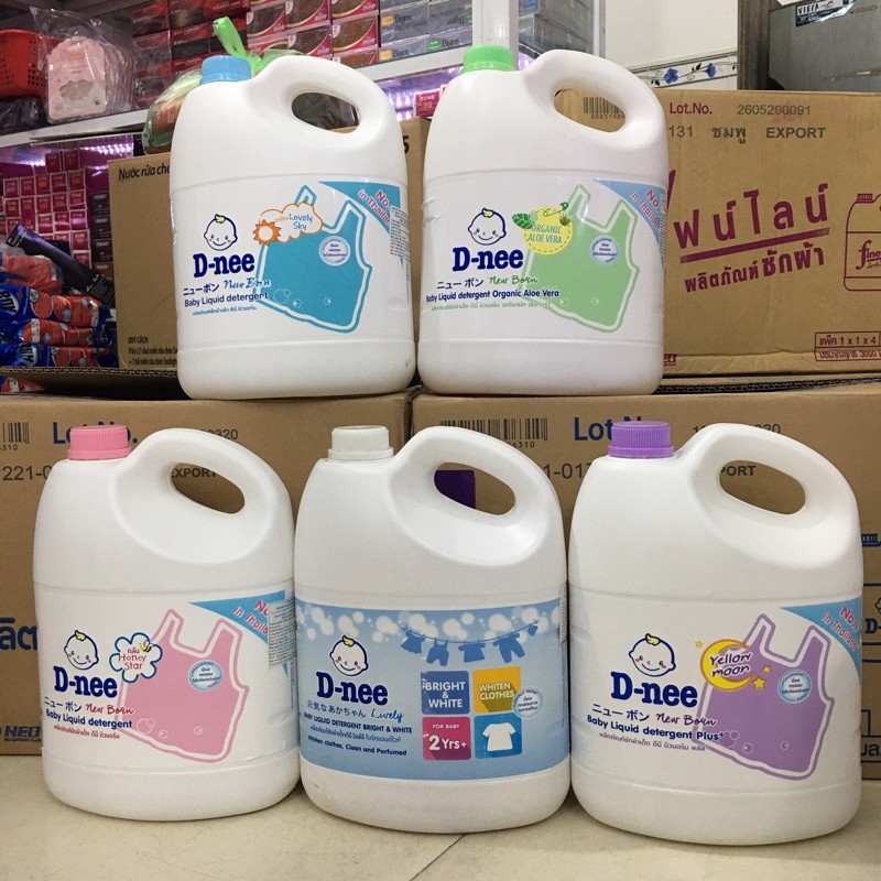 Nước giặt - xả quần áo em bé Dnee 3000ml