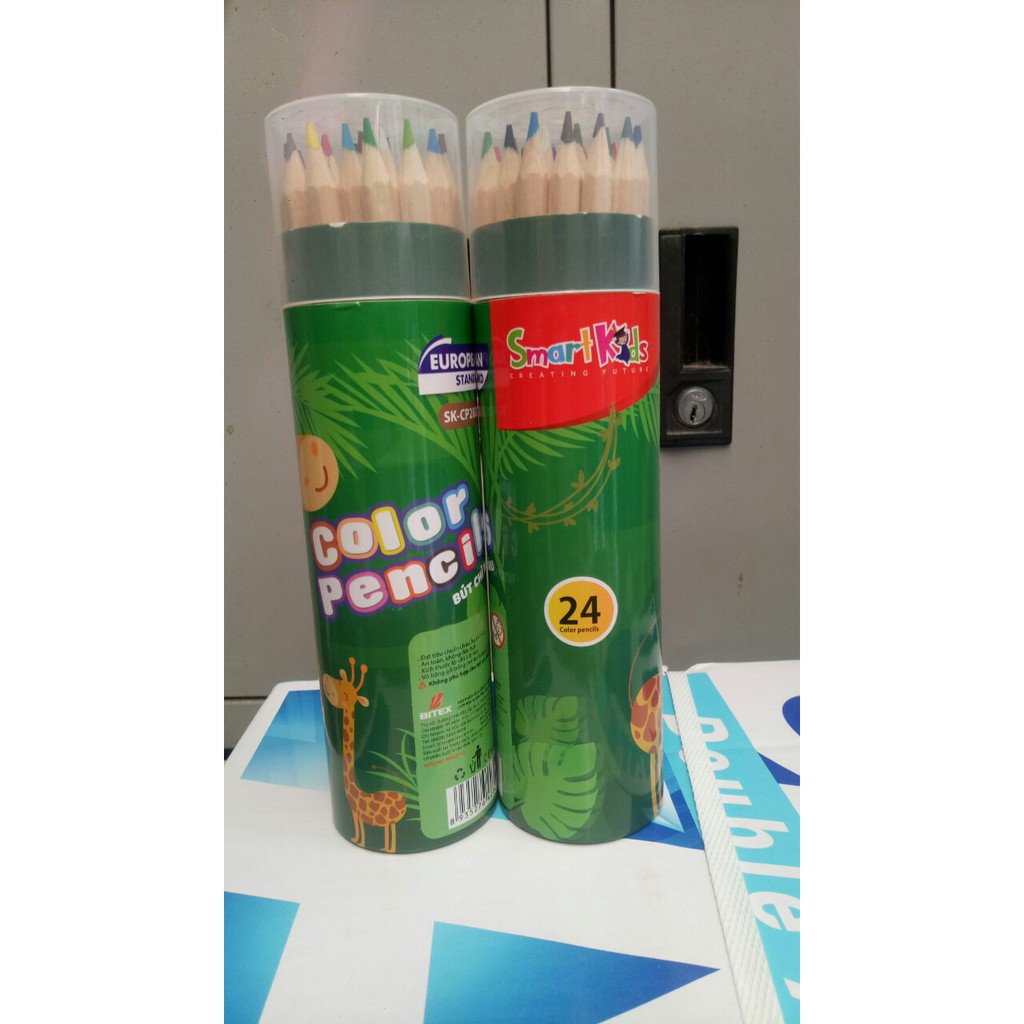 Bút chì màu Smart kid 12-24 màu