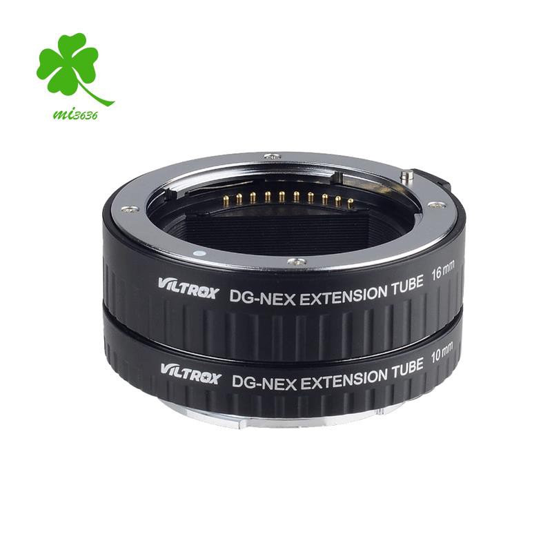 Viltrox DG-NEX Auto Focus Macro Extension Tube Lens Adapter for Sony E Mount Camera A9 A7II A7RII A7SII A6500 A6300