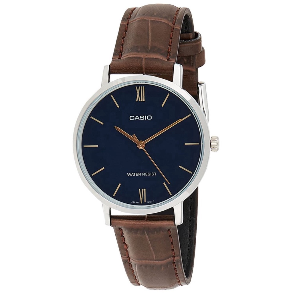 Đồng Hồ Casio Nữ Đồng Hồ Casio Chính Hãng LTPVT01L Dây Da Đủ Màu Fullbox