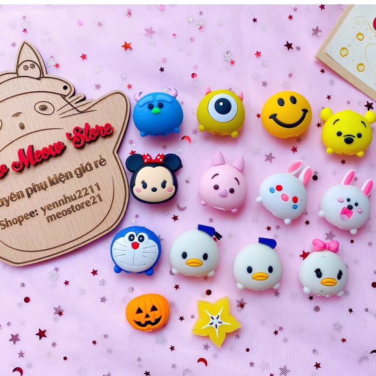 ❣️Có Ảnh+Video thật❣️Thú Ngậm Sạc - Phụ Kiện Silicon Bảo Vệ Đầu Cáp Sạc Tai nghe - Thú Gặm sạc❣️ | BigBuy360 - bigbuy360.vn