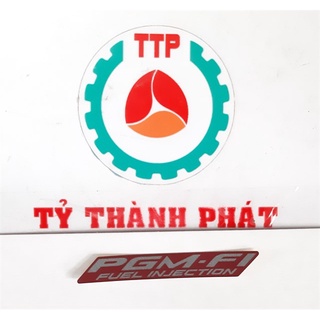 Tem chử pgm fi xe đô đậm 350