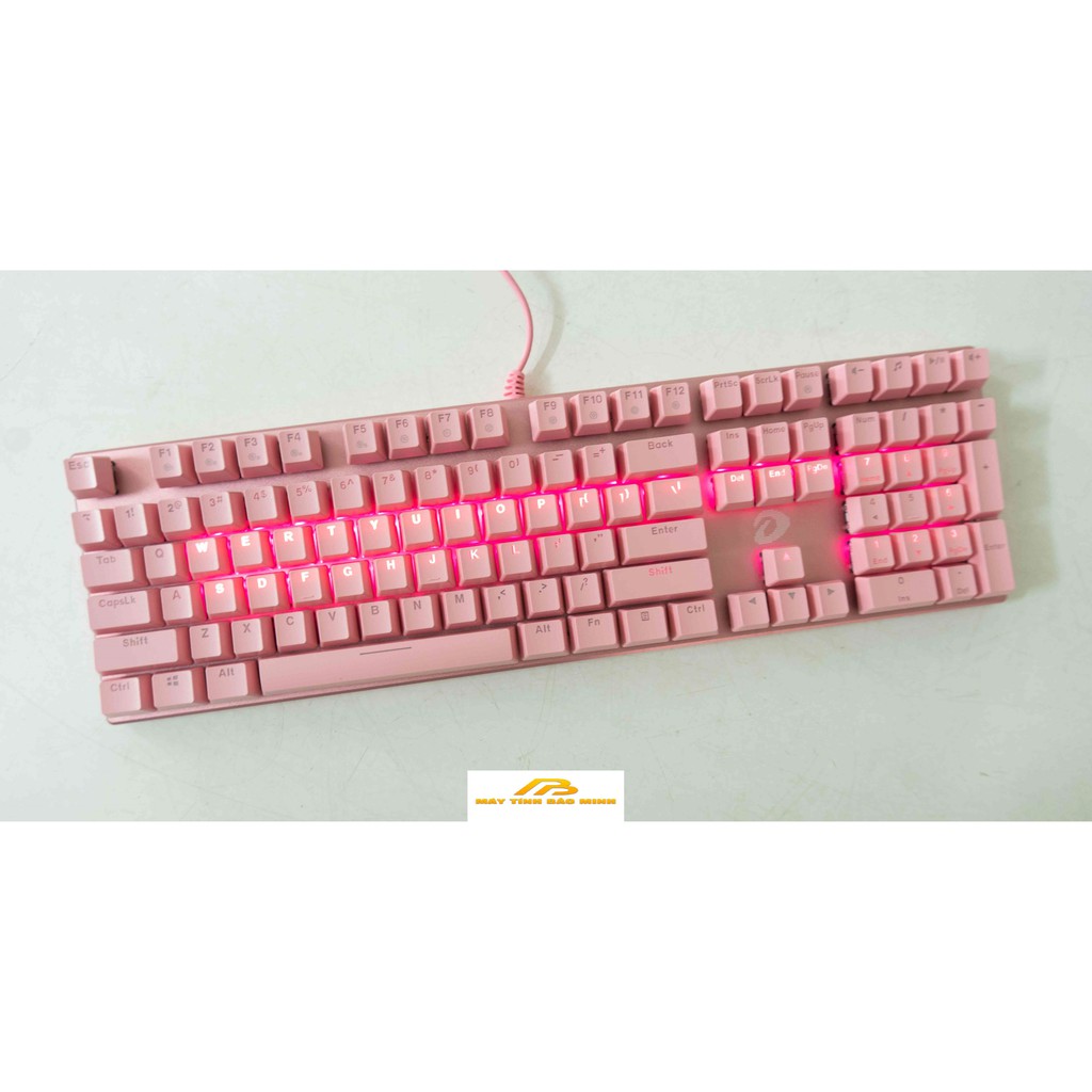 Bàn Phím Cơ Gaming DAREU EK810 Queen Pink (MULTI-LED, Blue/ Brown/ Red D switch) - Chính Hãng