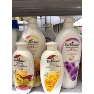 (HÀNG KẸP TẶNG)DẦU GỘI ĐẦU ENCHANTEUR 650GAM TẶNG DẦU XẢ 170GAM