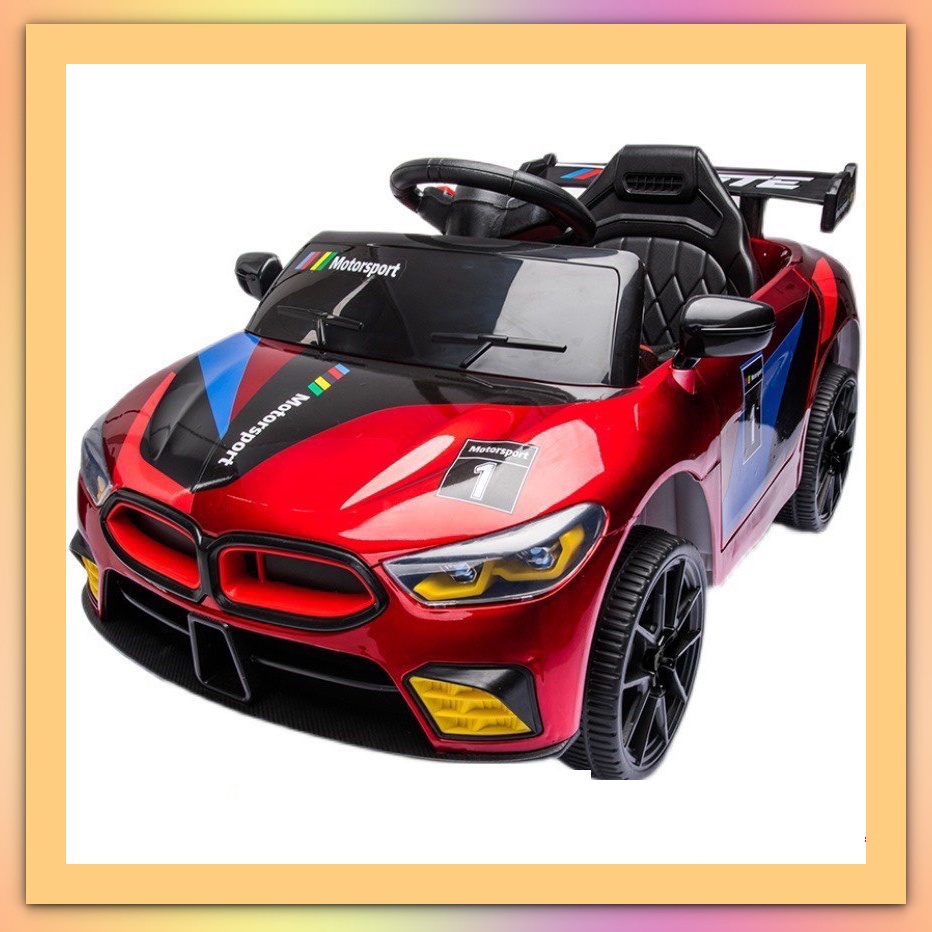Oto điện trẻ em 808 kiểu dáng BMW cao cấp tự lái và điều khiển từ xa