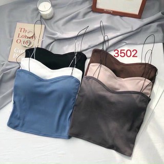 Áo nữ- áo bra dây bún chất cotton tăm nhiều màu