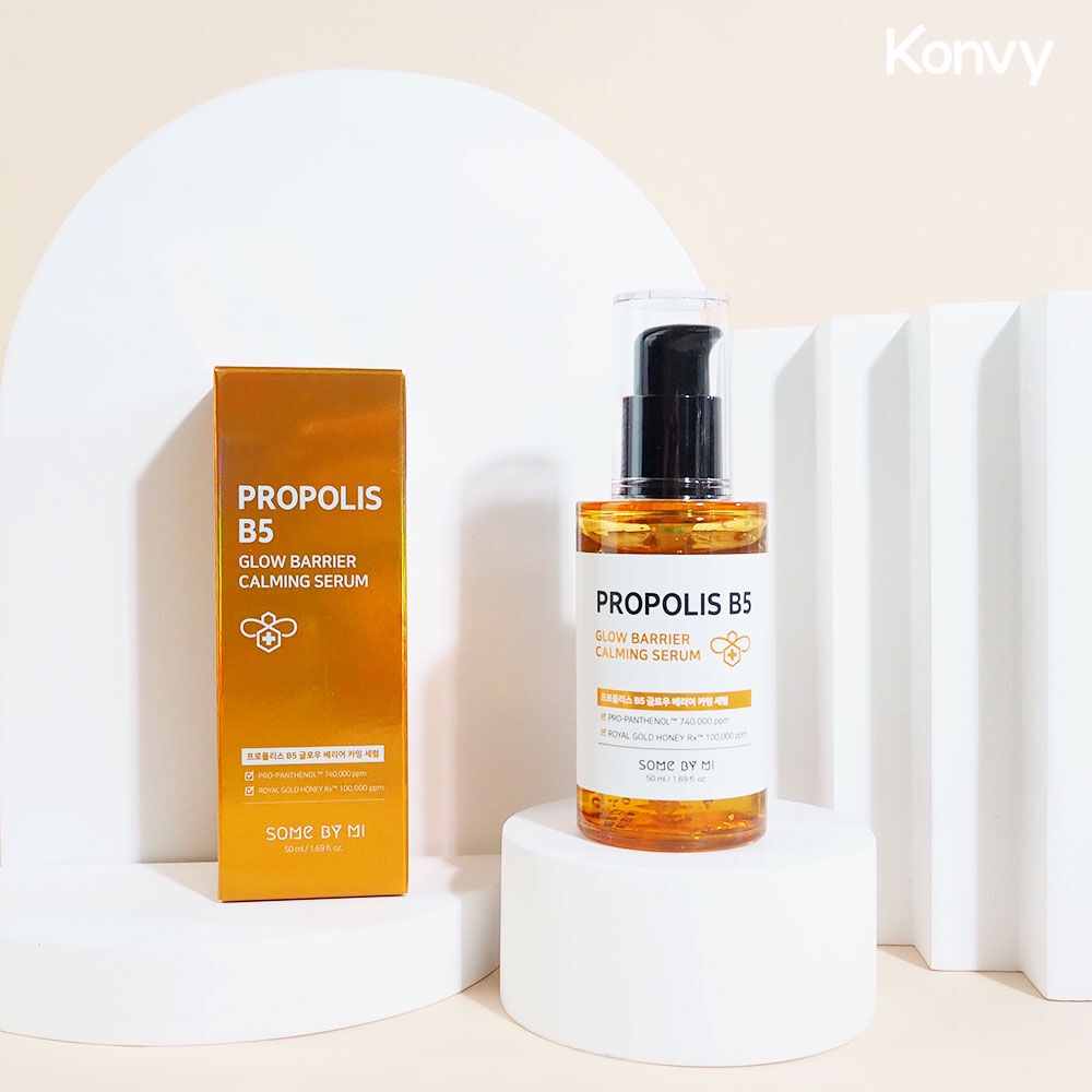 Tinh Chất Some By Mi Propolis B5 Glow Barrier Calming Serum 50ml, phục hồi da