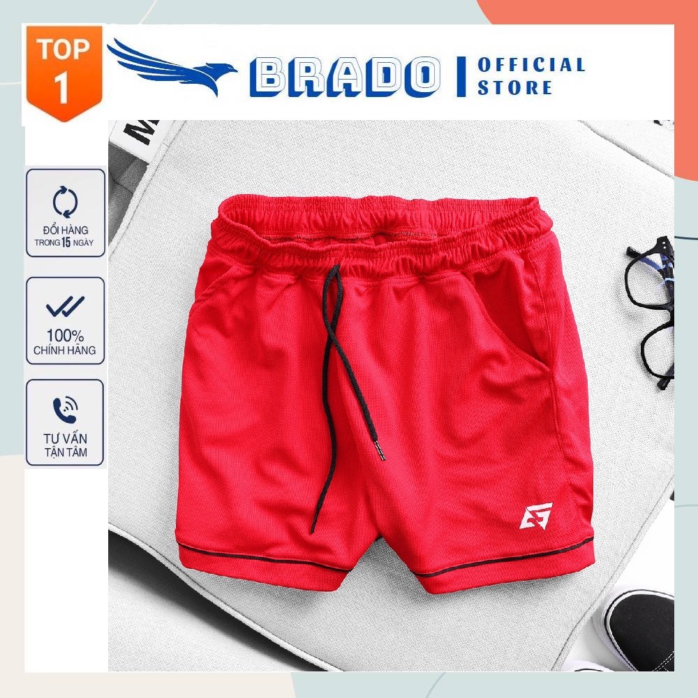 Quần đùi nam tập gym, chơi thể thao form Slimfit chất vải co giãn, thoáng mát