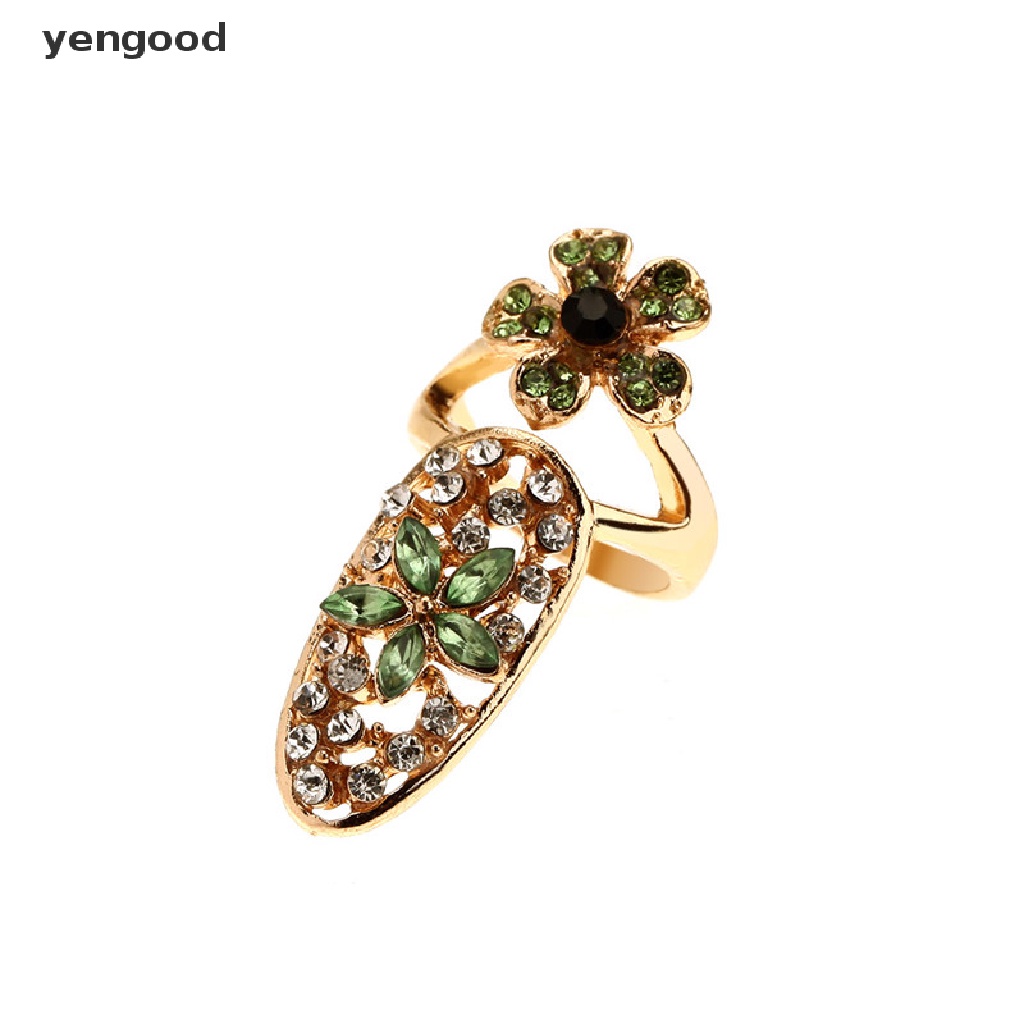 (YGD) Nhẫn Đính Pha Lê Hình Nơ Vương Miện Thanh Lịch Quyến Rũ Dành Cho Nữ