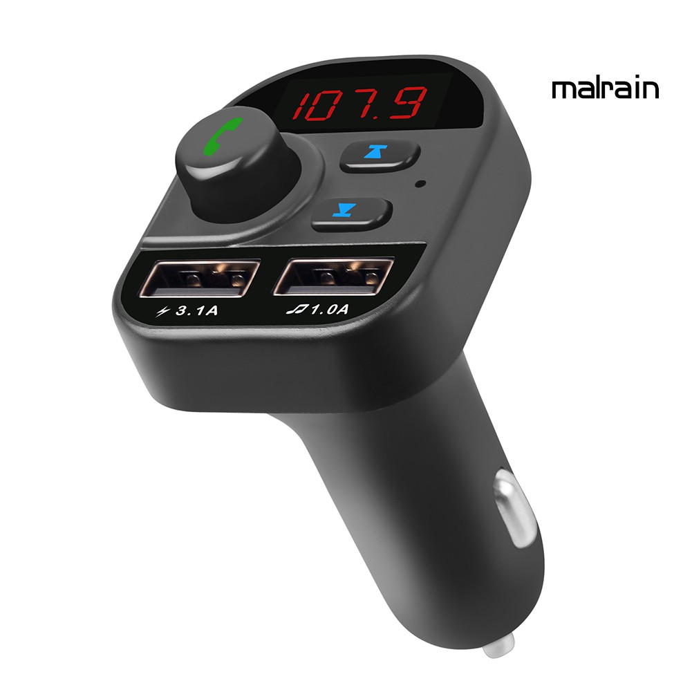 Củ Sạc Trên Ô Tô 805e Bluetooth 5.1 Dual Usb Transmitter Fm Transmitter Mp3 Player Car Charger