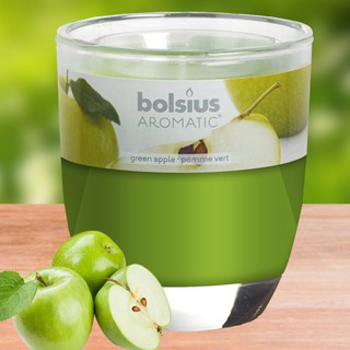 LY NẾN THƠM BOLSIUS PTT024344 HƯƠNG TÁO XANH 105G