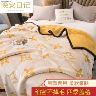 Chăn nhung san hô lông cừu san hô siêu mềm mịn