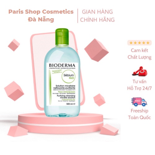 Nước tẩy trang Bio Xanh Pháp,Sạch Da,Sạch Dầu Cân Bằng Độ Ẩm - 500ml