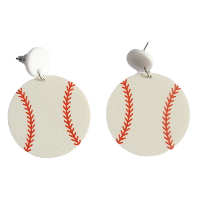 Bông Tai Dáng Dài Hình Tròn Phong Cách Thể Thao Thời Trang Cho Nữ