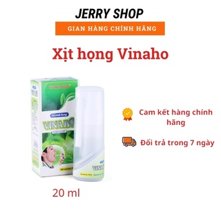 Xịt họng Vinaho-Sao Thái Dương- Cam kết chính hãng