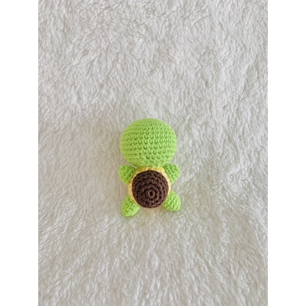 Móc khoá Rùa con bằng len 🐢