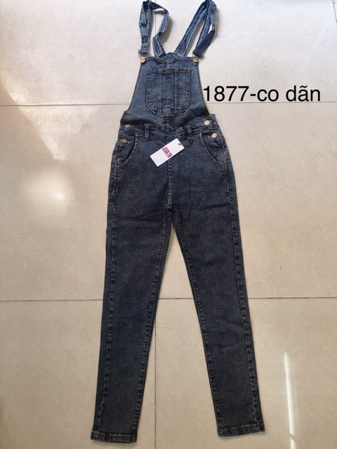 Quần yếm jean ôm body co dãn - quần yếm bò ôm body co dãn | WebRaoVat - webraovat.net.vn