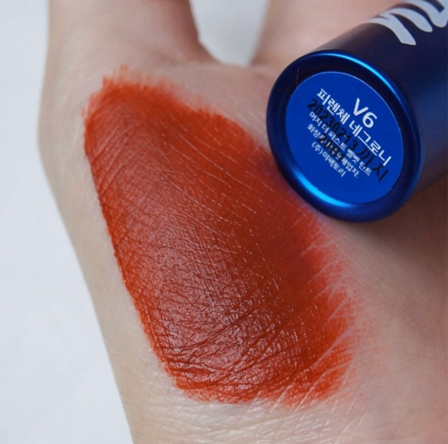 [LIMITED] Son Kem Lì Merzy Velvet Tint #V6 phiên bản vỏ xanh cổ điển #classicblue | BigBuy360 - bigbuy360.vn