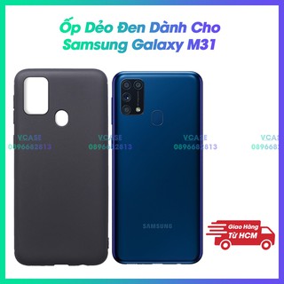 Ốp lưng Samsung Galaxy M31 Silicon Dẻo Đen