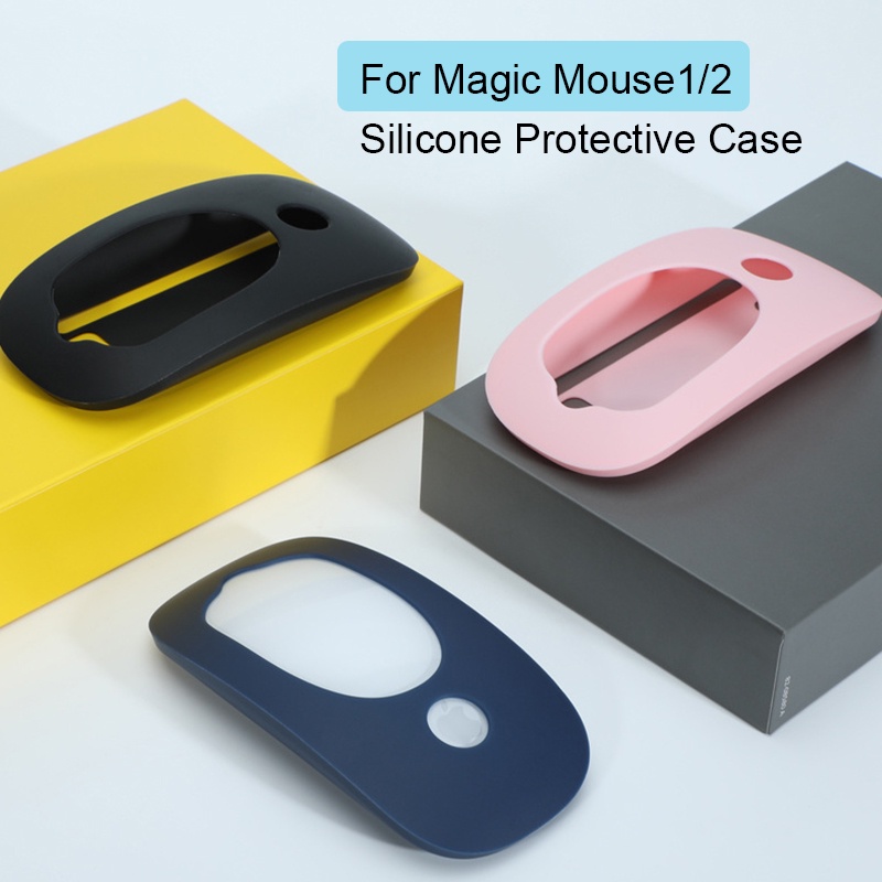Ốp Điện Thoại Silicon Chống Sốc Hình Chuột Cho Apple Magic Mouse 1/2