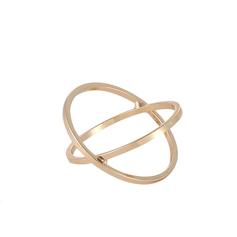 INS 4pcs/set simple women pearl rings gold color geometric minimalist ring metal knuckle finger rings jewelry