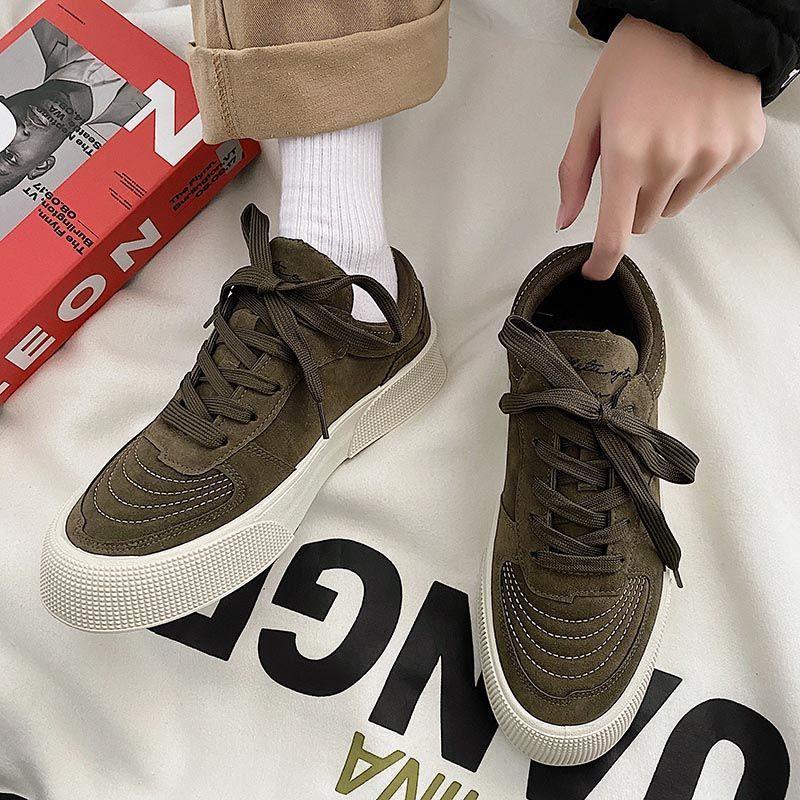 Giày thể thao đế dày phong cách harajuku Nhật Bản dễ phối đồ cho nam