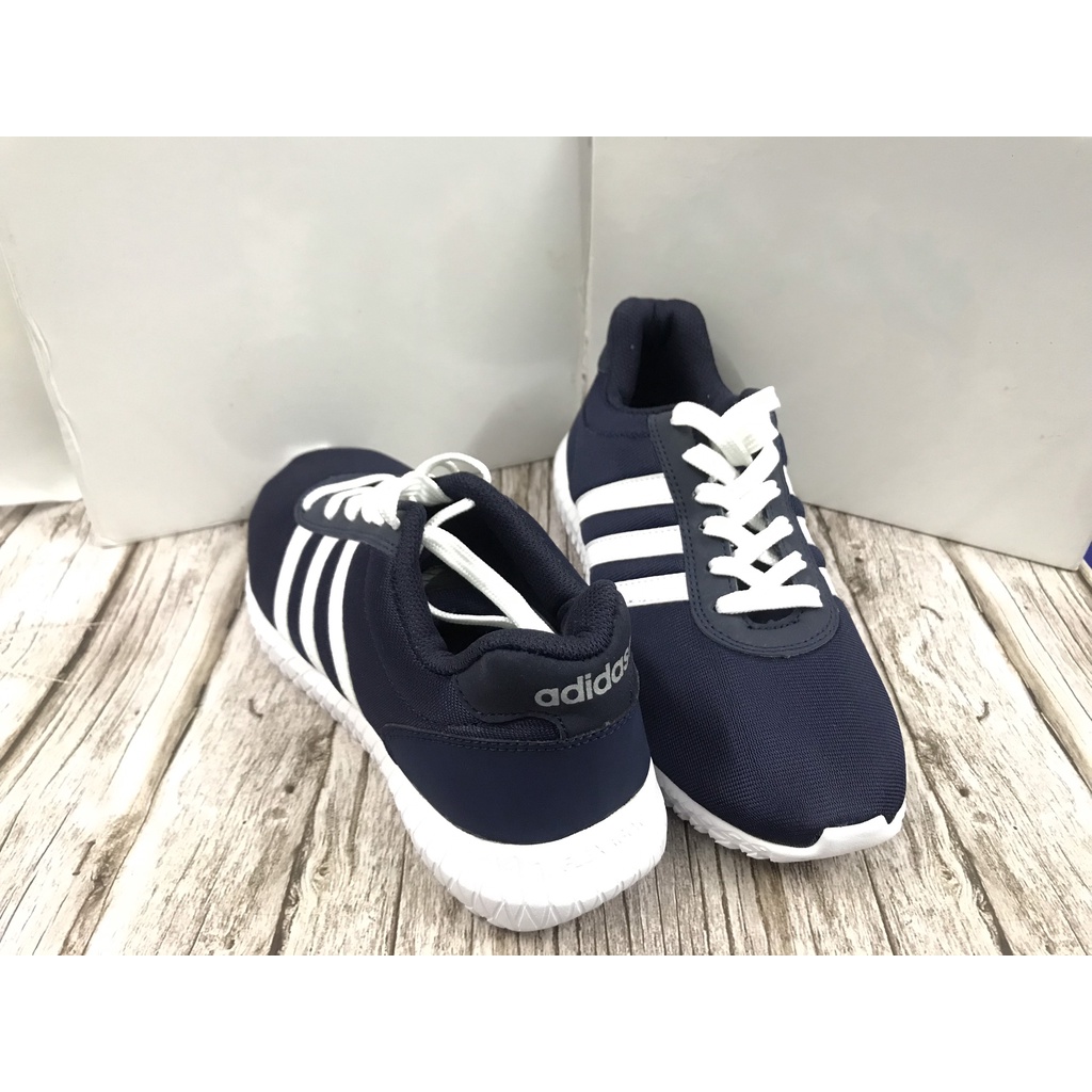 Giày thể thao nam tập gym - chạy bộ - hoạt động thể thao - sneaker nam 3 sọc trắng siêu bền, siêu đẹp