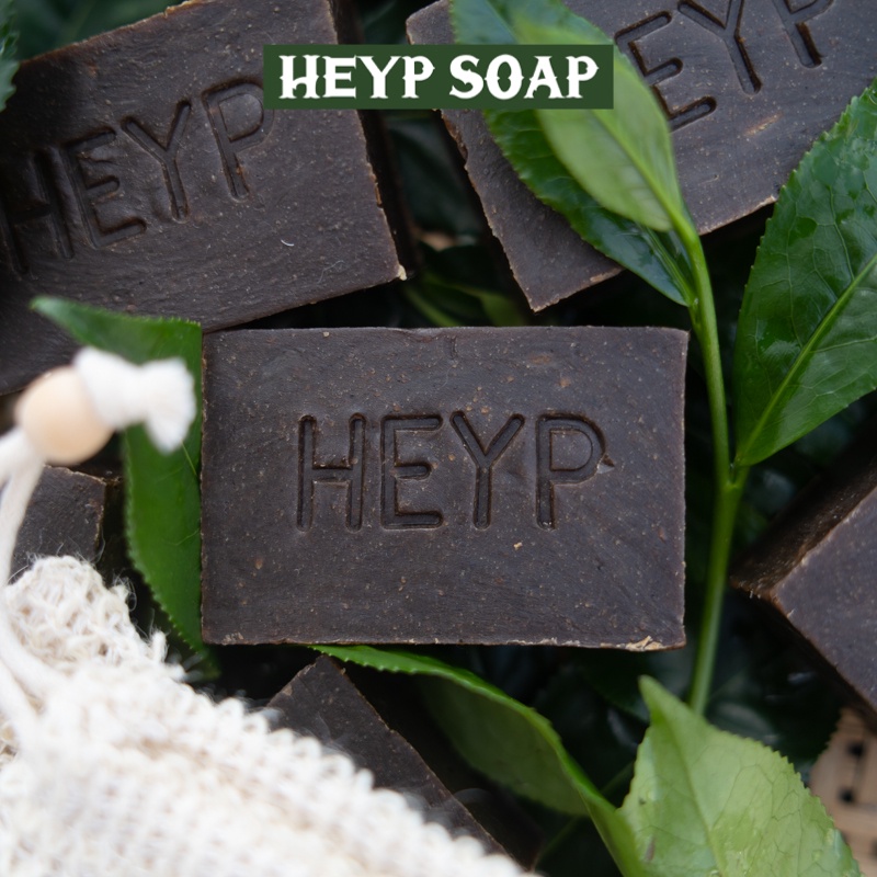 Xà Phòng Trà Xanh - Mật Ong - Xà Phòng Hữu Cơ Giảm Mụn Lưng Dưỡng Ẩm- HEYP SOAP