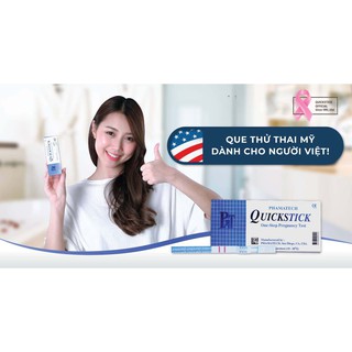 [Ship nhanh, Che tên SP] Que Thử Thai QuickStick Chính Hãng Từ Mỹ