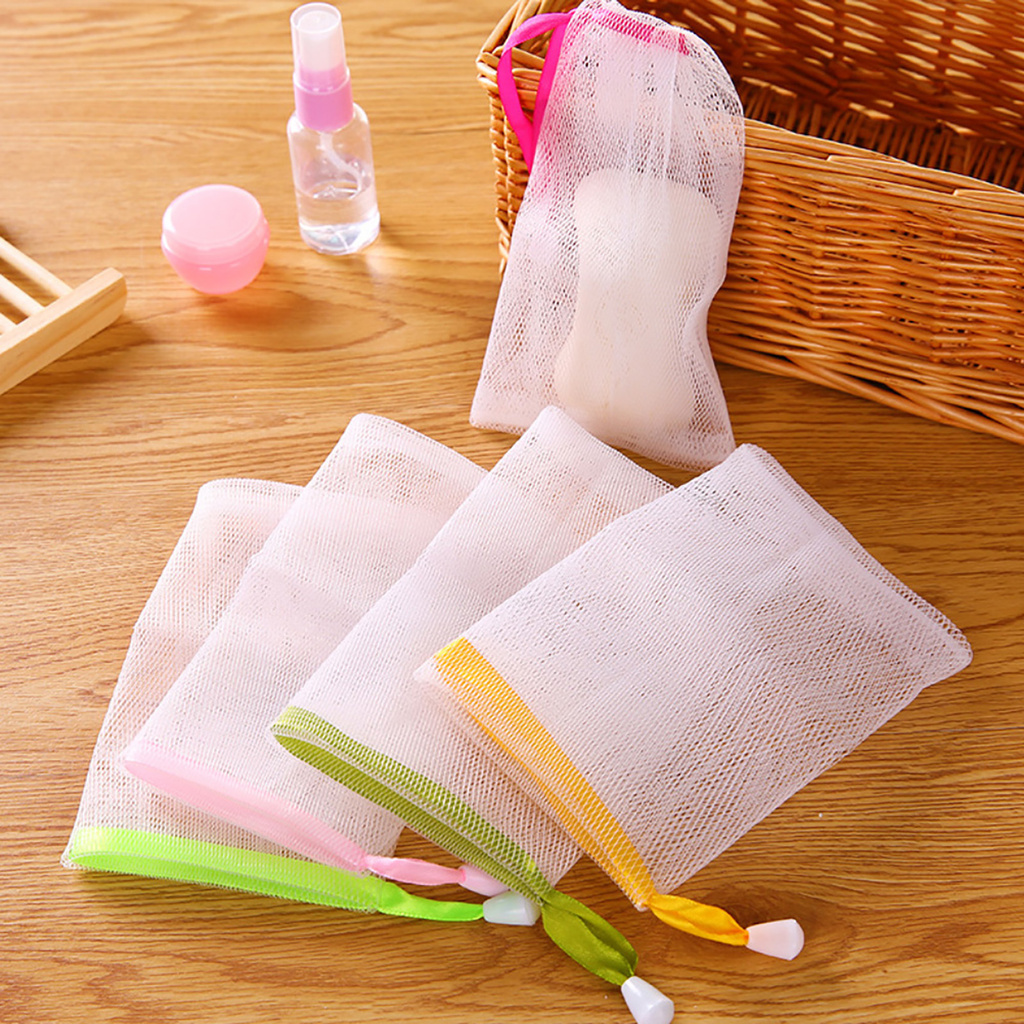 Túi Lưới Đựng Xà Phòng Có Dây Treo Tiện Dụng