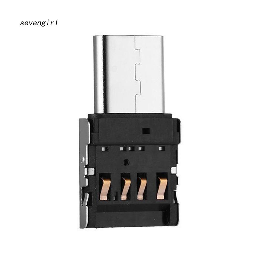 Đầu chuyển đổi Mini Type-C sang USB OTG cho điện thoại , máy tính bảng