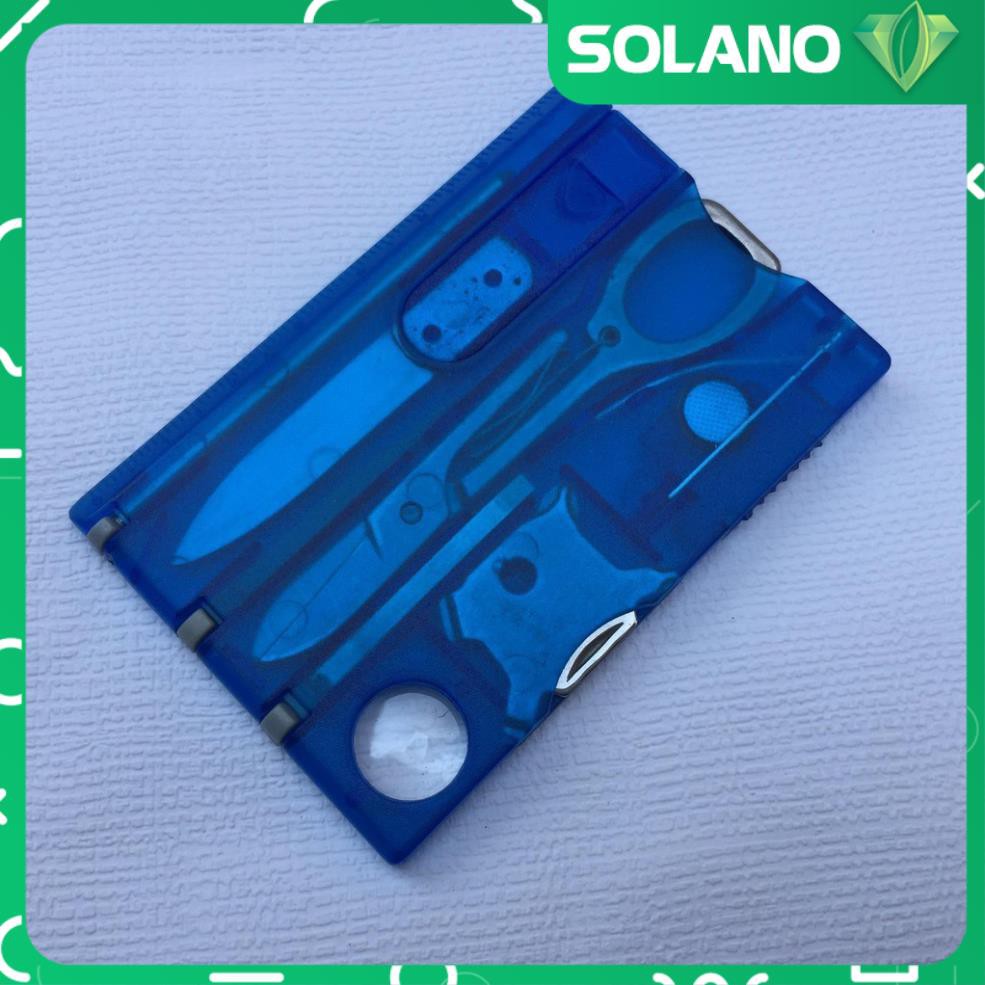 Bộ Dụng Cụ Đa Năng Bỏ Túi 13 Món Trong 1 SOLANO Bộ Dụng Cụ Sửa Chữa Nhỏ Gọn Như Thẻ ATM HG-001119